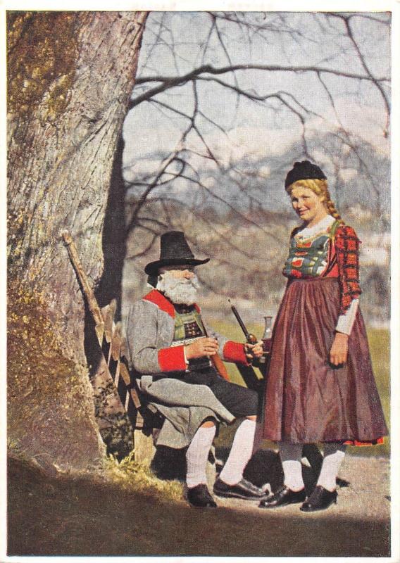 BR27476 Ofttirol deferteggen Tiroler landestrachten folklore costume