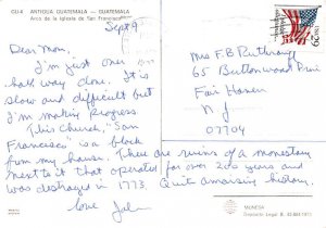 Antigua   Guatemala Continental Size: Approx 4 X 6 inches (15 cm X 10.5 cm) P...