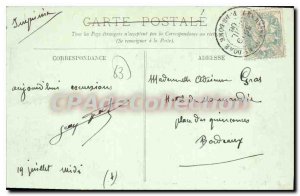 Old Postcard La Bourboule Cascade Of Verniere