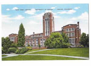 Mary Reed Library University of Denver Colorado