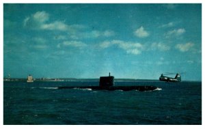 U.S.S.Nautilus Maiden Voyage  leaving New London CT harbor