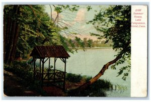 1909 Scenic View Summer House Lake Compounce Bristol Connecticut Posted Postcard