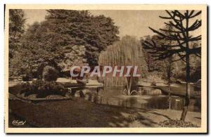 Old Postcard Le Cateau Garden Fenelon Bottom View