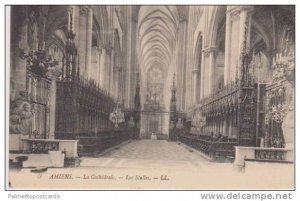 Interior View of Les Stalles, La Cathedrale, Amiens, Somme, France