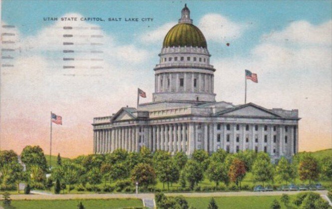 State Capitol Building Salt Lake City Utah 1949