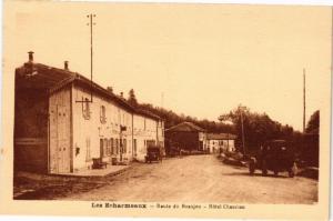 CPA Les ECHARMEAUX-Route de BEAUJEU-Hotel Chanrion (235905)