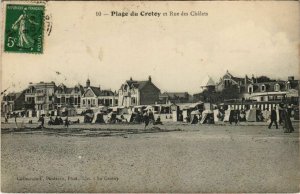CPA LE CROTOY La Plage Rue des Chalets (19220)