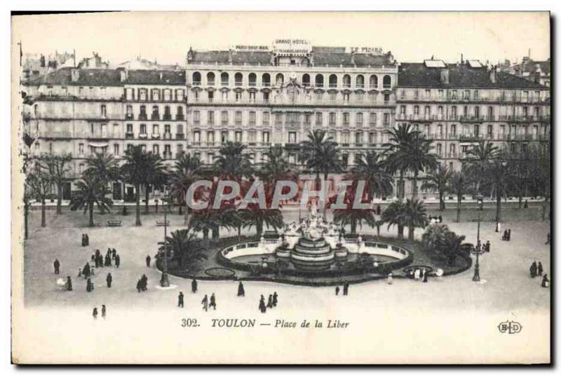 Old Postcard Tulun Place De La Liberte