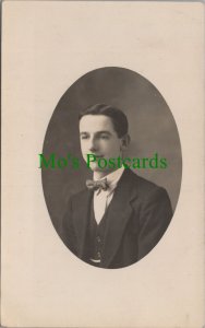 Portrait Postcard - Smart Young Man , Mens Fashion, Menswear, Clothing RS33732