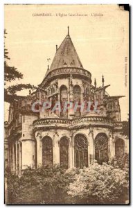 Old Postcard Compiegne L Eglise Saint Antoine L Apse