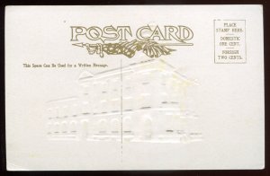 h2130 - SAULT STE. MARIE Ontario Postcard 1930s Embossed Post Office by Taylor