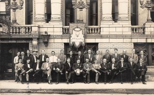 RPPC St. Paul, Minnesota, Elks Lodge BPOE 1910s Real Photo Vintage Postcard