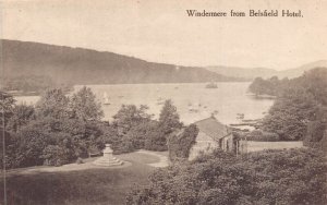 WINDERMERE CUMBRIA ENGLAND~FROM BELSFIELD HOTEL~ALDWYCH SERIES PHOTO POSTCARD