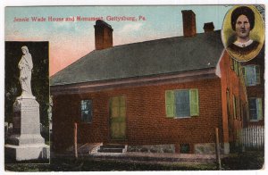 Gettysburg, Pa, Jennie Wade House and Monument