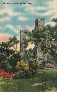 Vintage Postcard Historic Fort Phantom Hill Abilene Texas Lemon-Shepherd Company