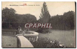 Postcard Old monelimar drome the garden terrace