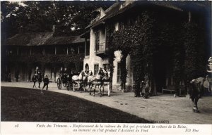 PC RECEPTION DU ROI DE NORWEGE A PARIS 1907 NORWEGIAN ROYALTY (a32435)