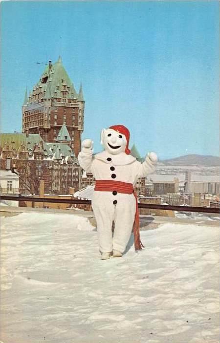 Quebec   Snowman, Carnival De Quebec