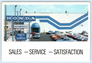 ROCKFORD, Illinois IL ~Advertising  ROCKFORD HONDA Car Dealership 4x6 Postcard