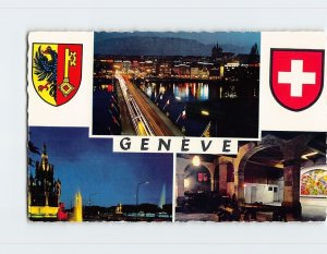 Postcard Geneva, Switzerland