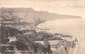 uk32456 peak hill sidmouth  real photo uk
