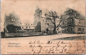 Germany Stadthagen Fürstl Schloss Vintage Postcard 03.81