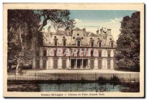 Postcard Old Boissy St Leger Chateau du Piple (Facade Sud)