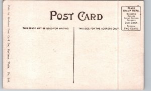 c1910 Masonic Temple Coeur D’Alene Idaho ID Postcard