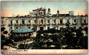 Palace At Guadalajara Mexico 18th Century Government Building Postcard
