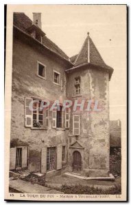 Old Postcard La Tour du Pin Turret House