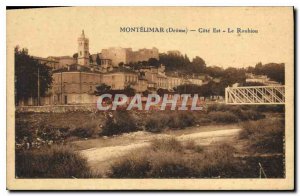 Old Postcard montelimar drome rating is roubion