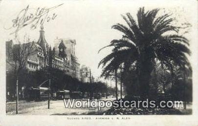 Avenida LN Alem Buenos Aires Argentina Postal Used Unknown 