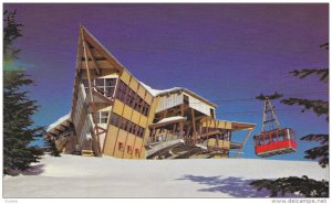 Top of  Grouse Mountain, Skyride, VANCOUVER, British Columbia, Canada, 40-60's