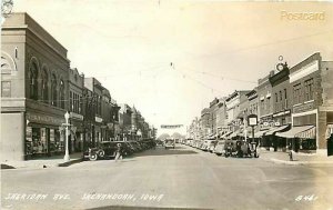 IA, Shenandoah, Iowa, Sheridan Avenue, L.L. Cook, RPPC