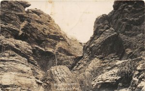 F50/ Judith Gap Montana RPPC Postcard c1910 Mountain Scene