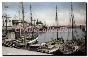Old Postcard Ile De Re La Flotte Port