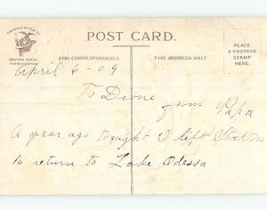 Divided-Back Easter PUSSYWILLOWS & EMPTY EGG SHELLS USED AS BELLS o5704