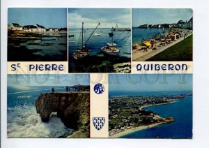 422358 FRANCE  to GERMANY 1977 year  St Pierre Quiberon ADVERTISING RPPC