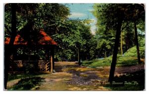 1911 Spring in Morado Park, Beaver Falls, PA Postcard