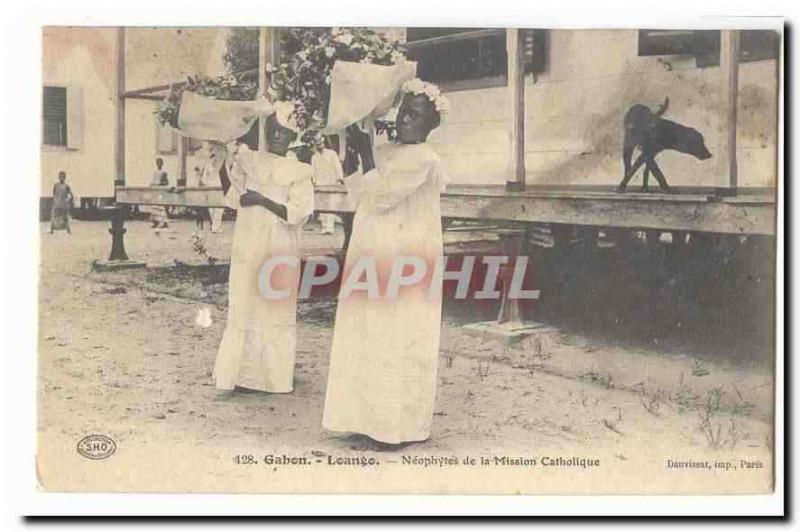 Gabon CPA Loango Neophytes de la mission catholique