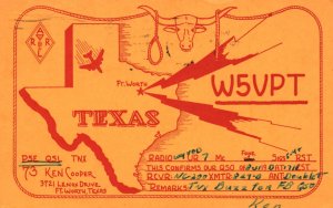 Radio QSL Fort Worth,TX