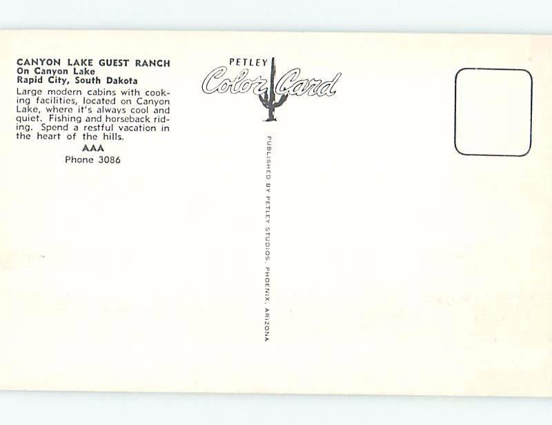 Unused Pre-1980 COTTAGE SCENE Rapid City South Dakota SD c2473