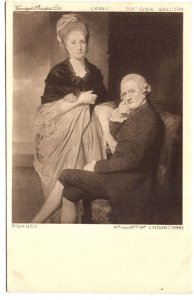 Mr and Mrs Wm Lindow, Portrait Painting by Romney