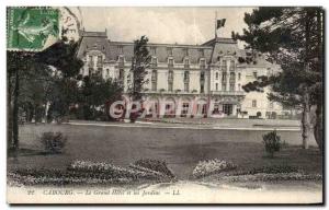 Old Postcard Cabourg Grand Hotel and Gardens