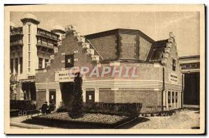 Old Postcard Paris Exposition des Arts Decoratifs Pavilion fabrics and fabric...