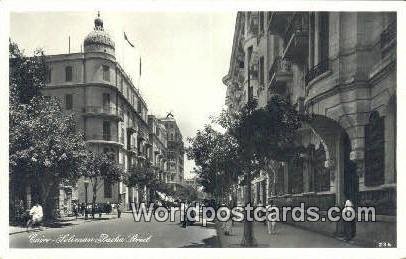 Loliman Pacha Street Cairo Eqypt Writing on back 