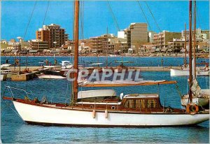 Modern Postcard El Arenal Mallorca Boat