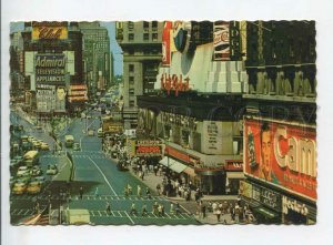 441630 USA 1974 year New York City Times square RPPC to Germany no stamp