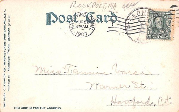 Pigeon Cove  Rockport, Massachusetts Postcard