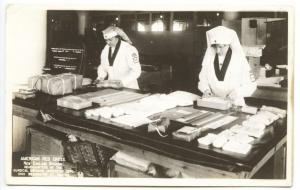 Boston MA American Red Cross Surgical Division Dressing RPPC Real Photo Postcard